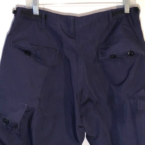 Propper Mens Navy Blue Cargo Pants M/R 65% Polyester 35% Cotton Ripstop Durable - Picture 8 of 12